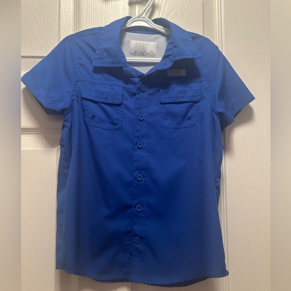 ✨Ocean & Coast Kids Blue Button Down Shirt
